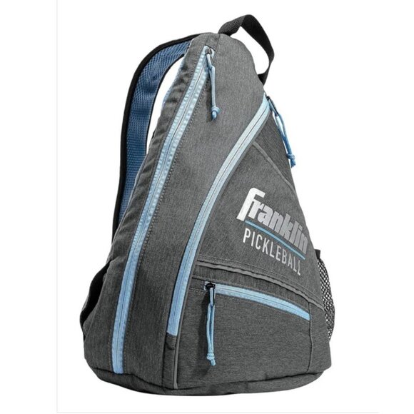 Franklin Pickleball Racket Case Bag NWOT Gray Pockets Shoulder Bag $36 - Picture 2 of 9